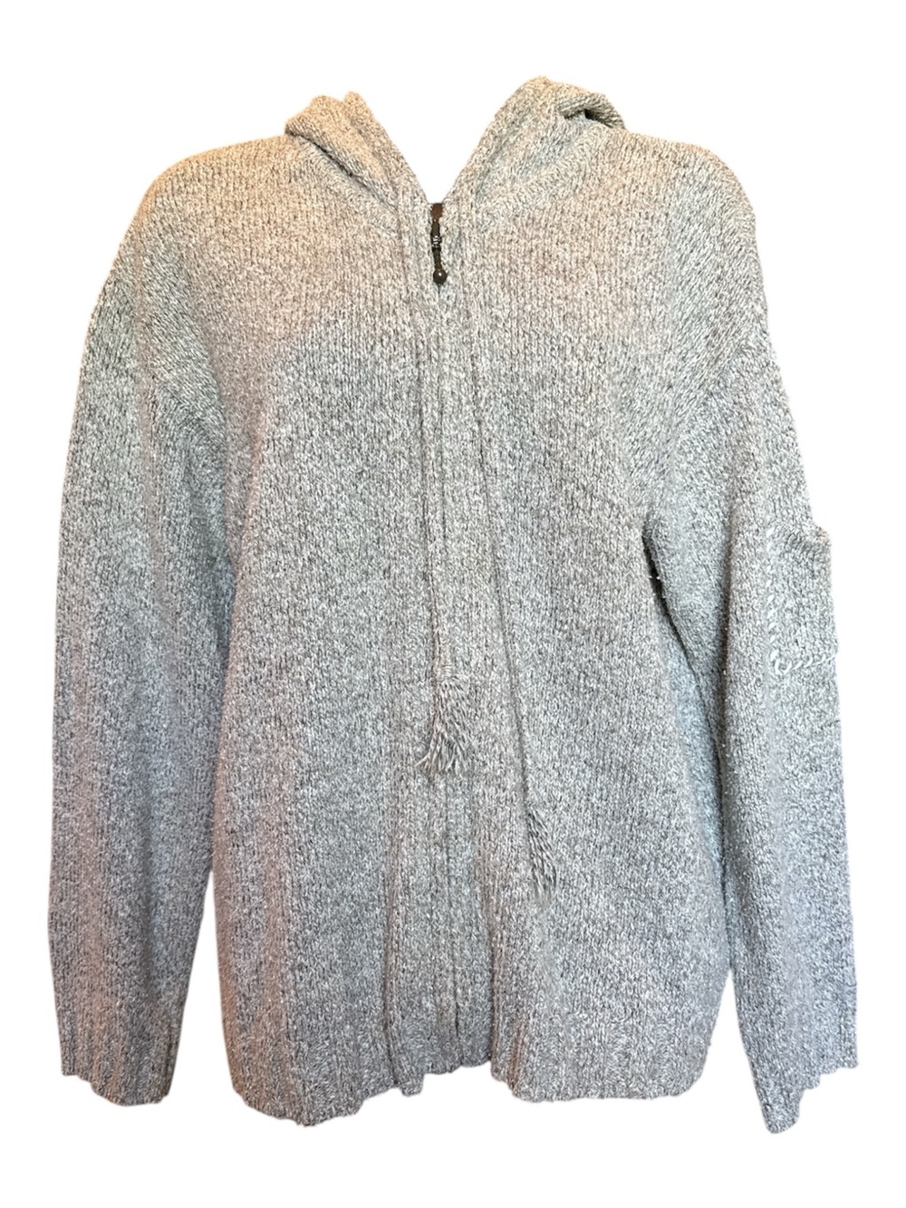 Vintage Y2K Columbia Hooded Quarter Zip Sweater Large Cozy Cabin Core Gorpcore